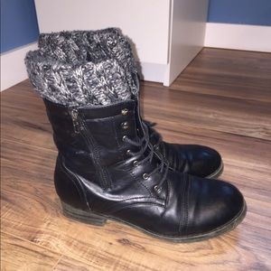 Black Combat Boots